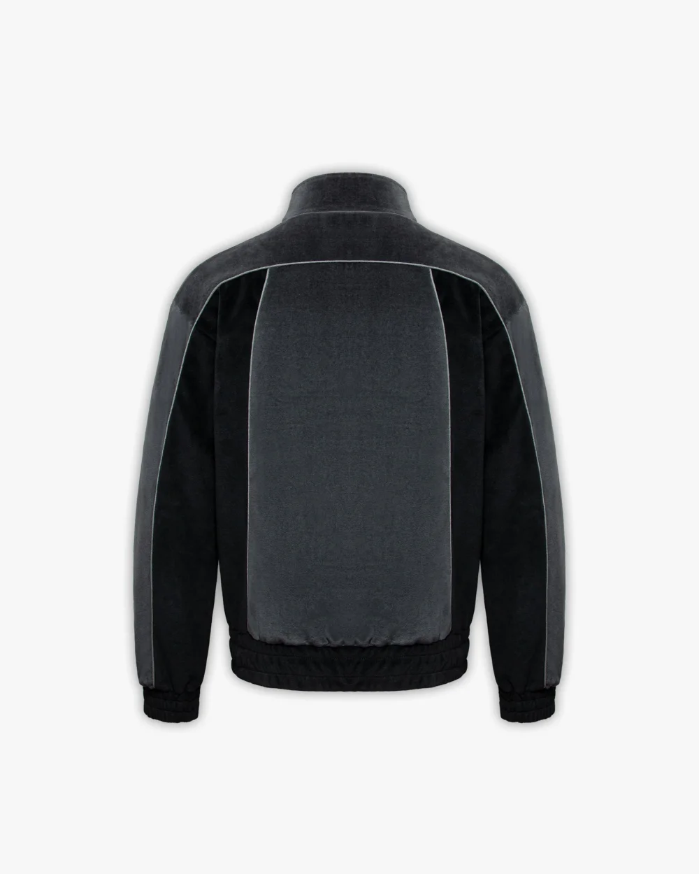 VELOURS TRACK JACKET BLACK - 4