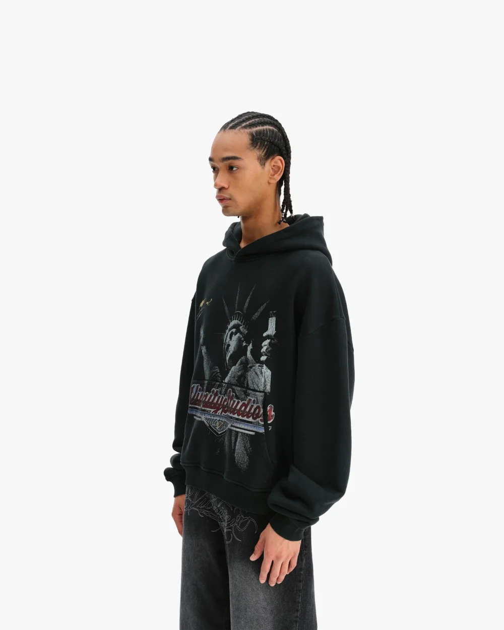 LADY LIBERTY HOODIE VINTAGE WASH - 3