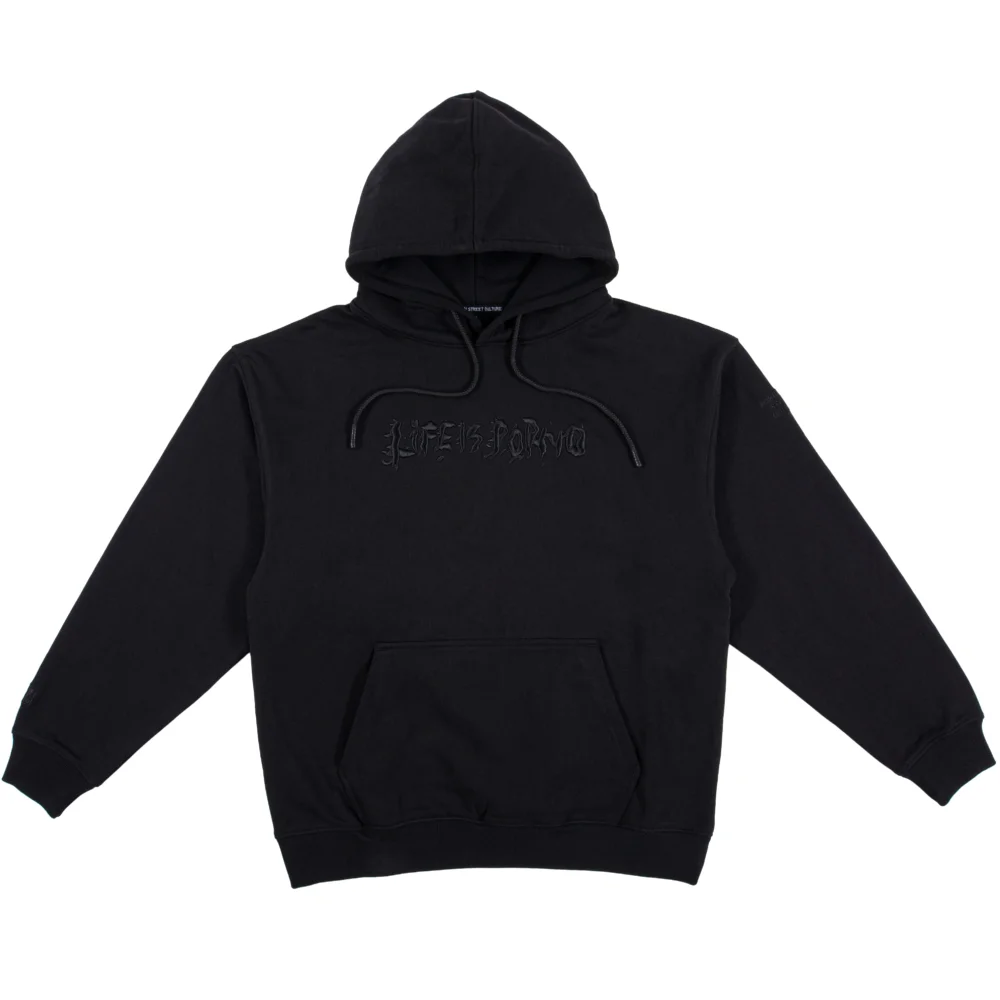 ILLEGAL HOODIE 2.0: BLACK - 4