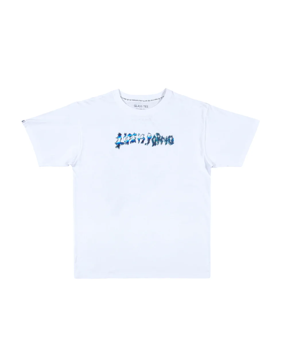 GLASS TEE: WHITE