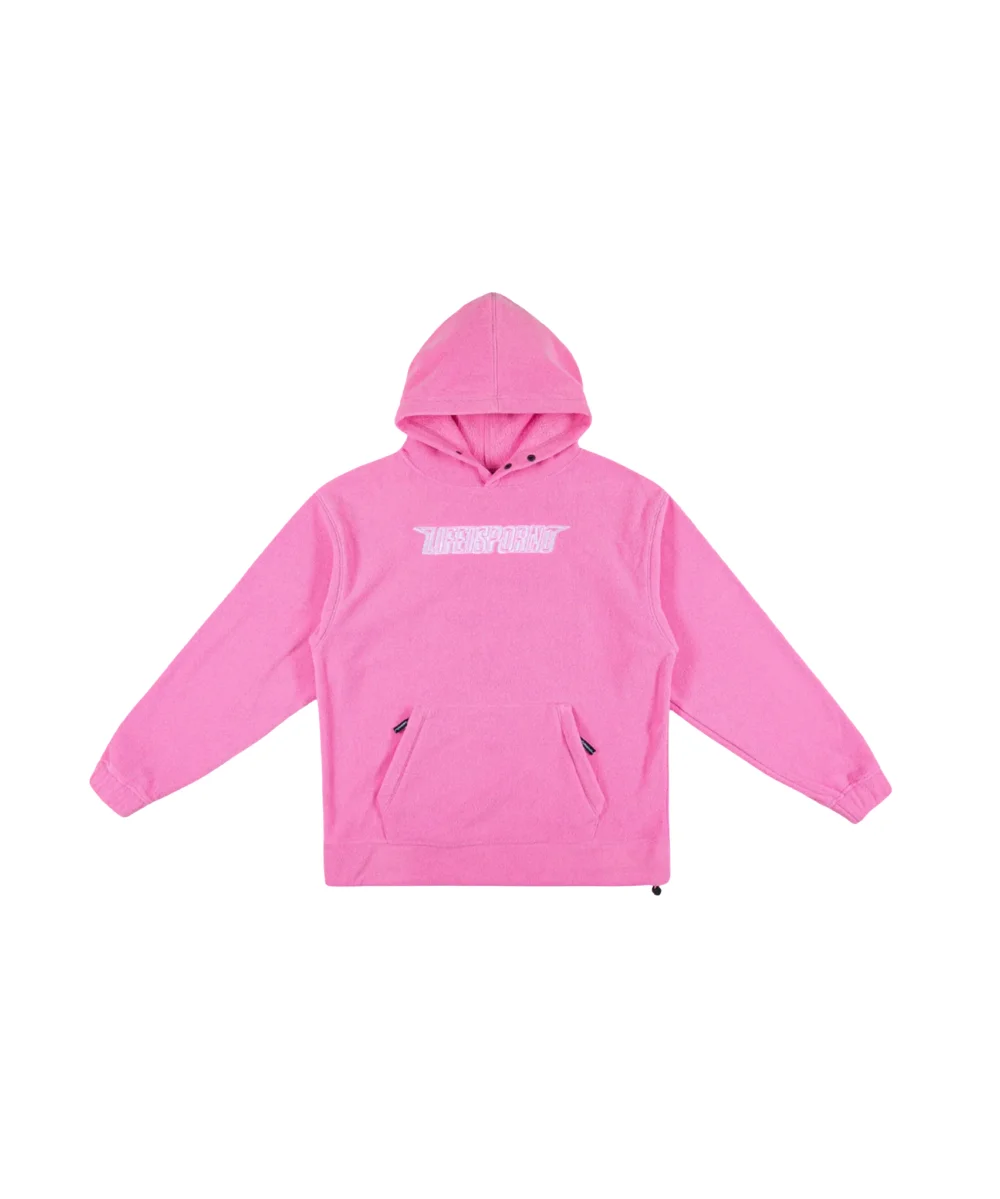 FLEECE HOODIE 2.0: PINK
