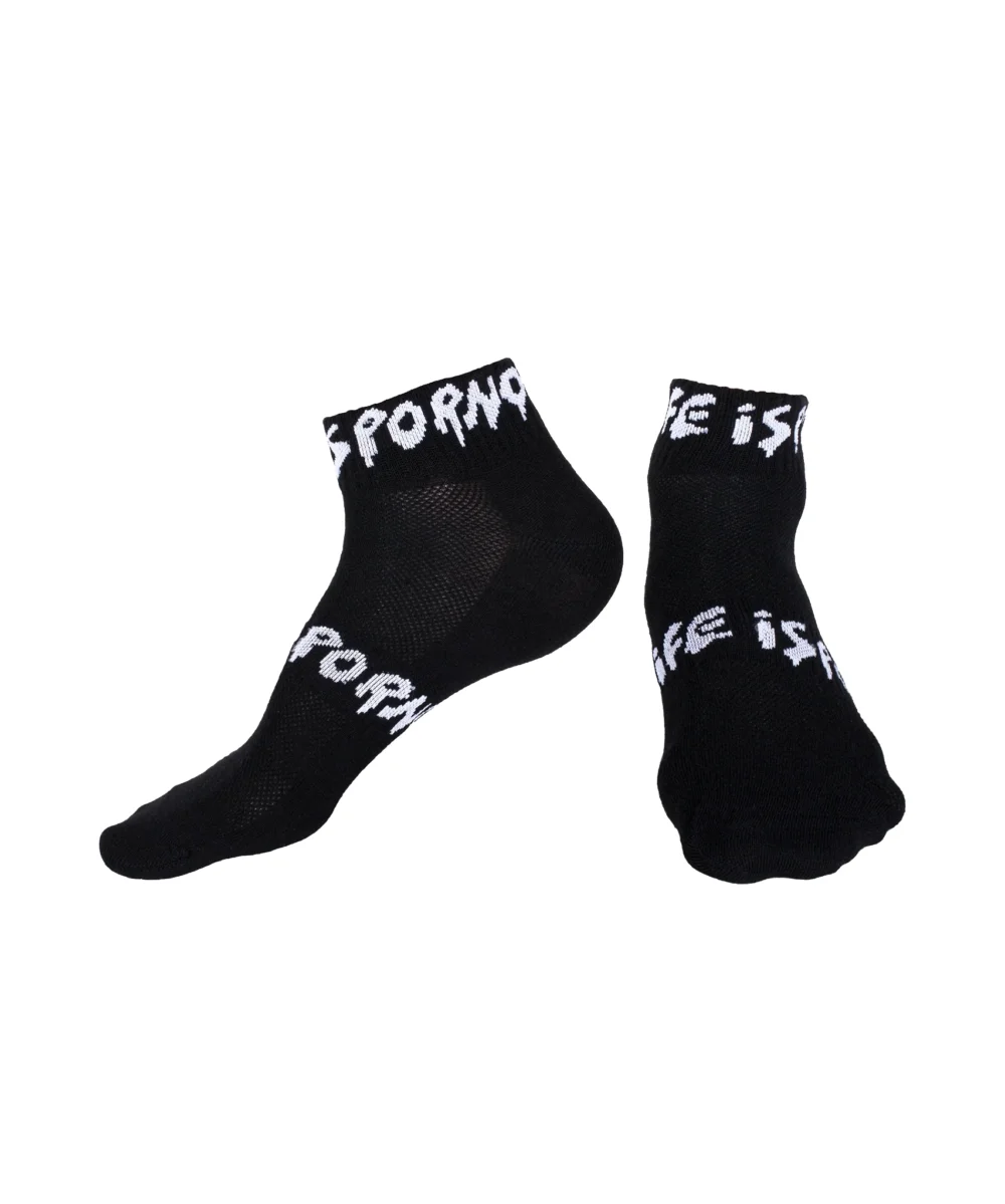 SHORT SOX: BLACK
