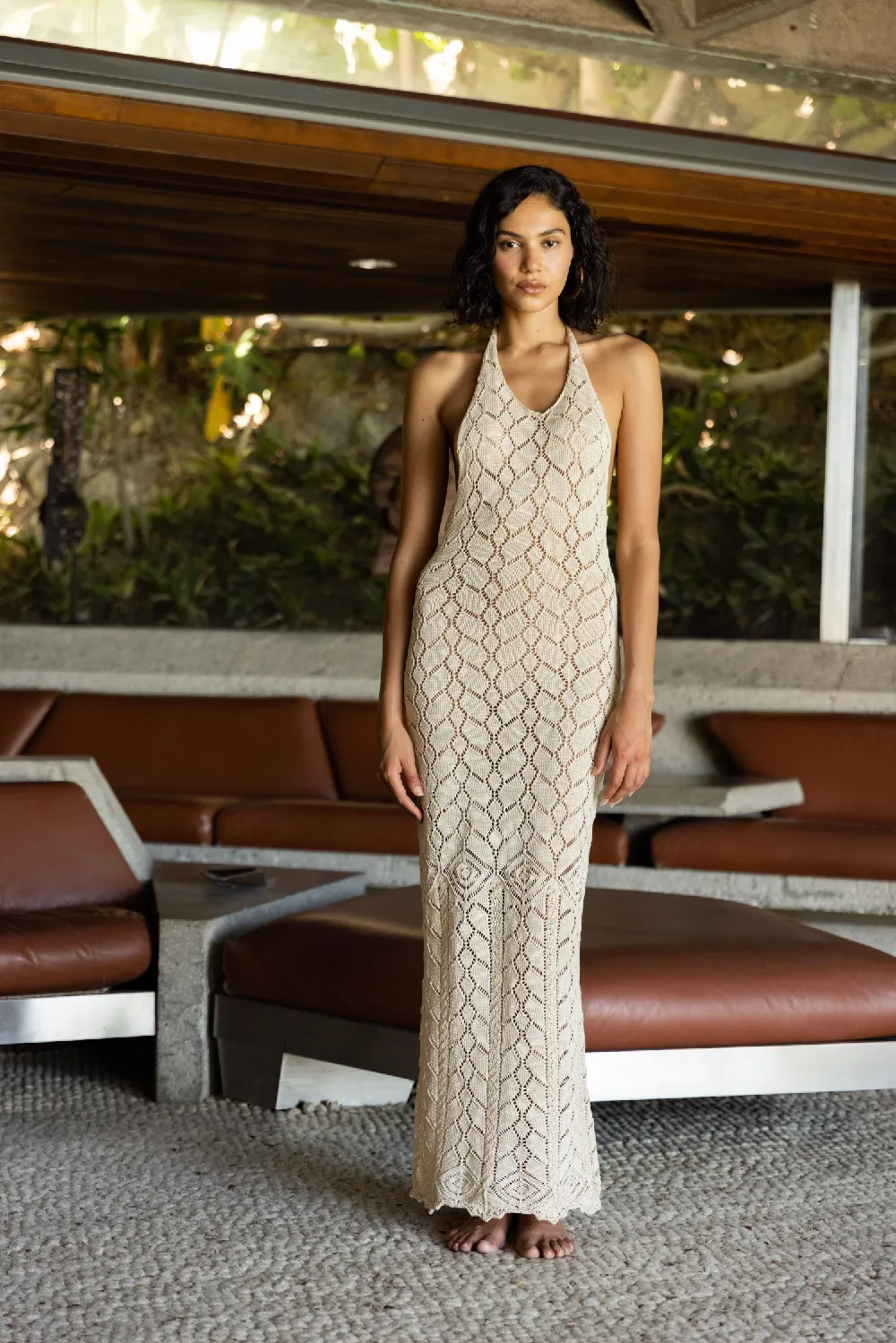 Indra Dress — Cream