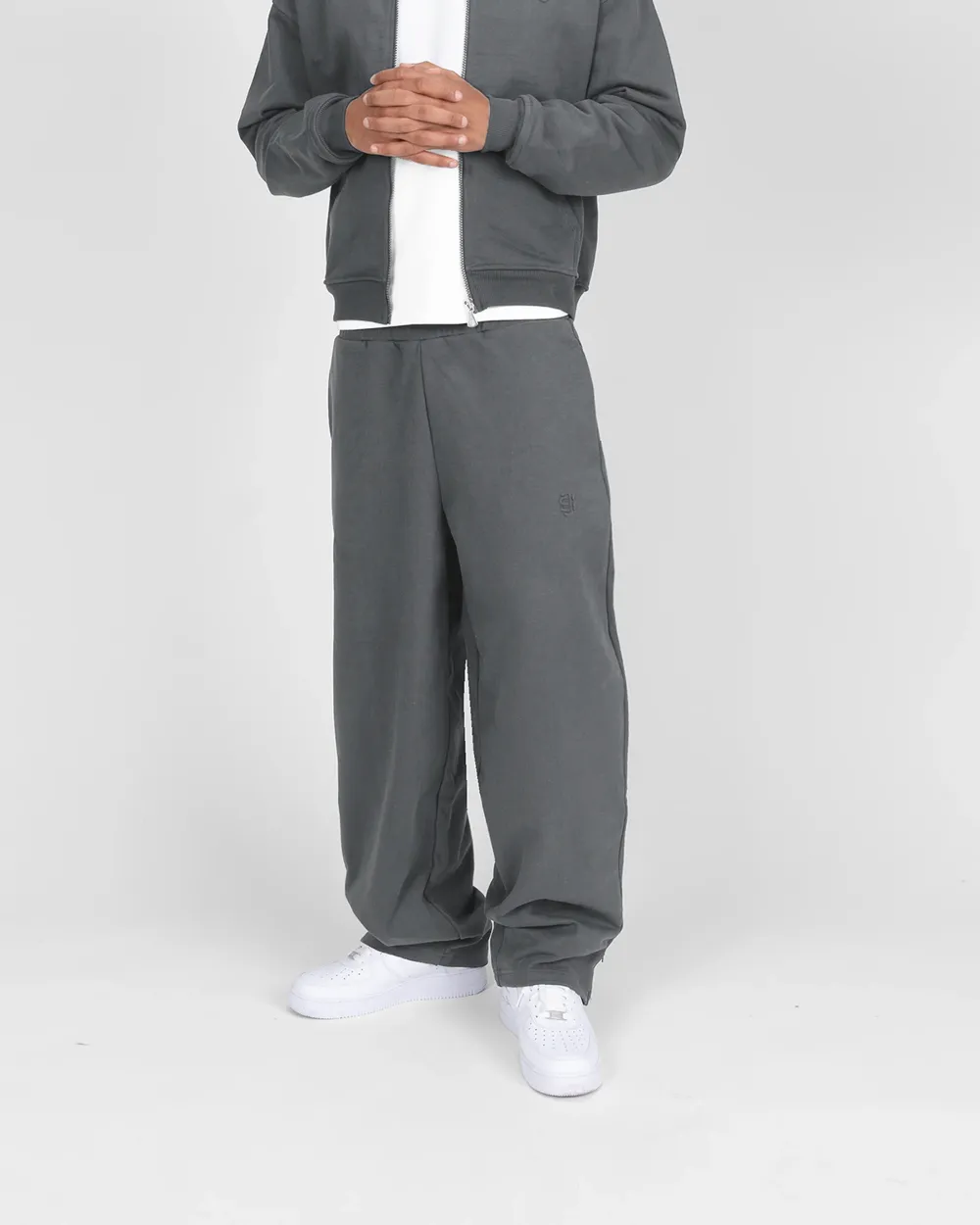 SU ZIP JOGGER - ANTHRAZIT - 2