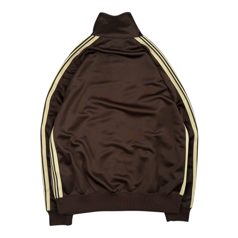 (NEW) NEEDLES POLY SMOOTH TRACK JACKET - BROWN / BEIGE - 2