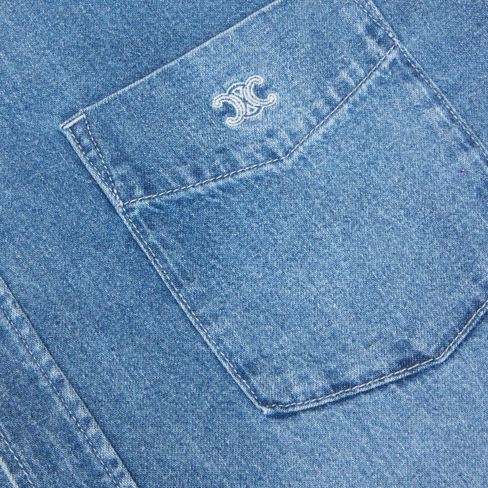 shirt IN COTTON DENIM - 4
