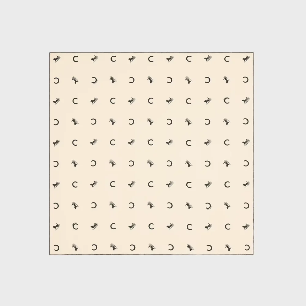 square IN silk twill
