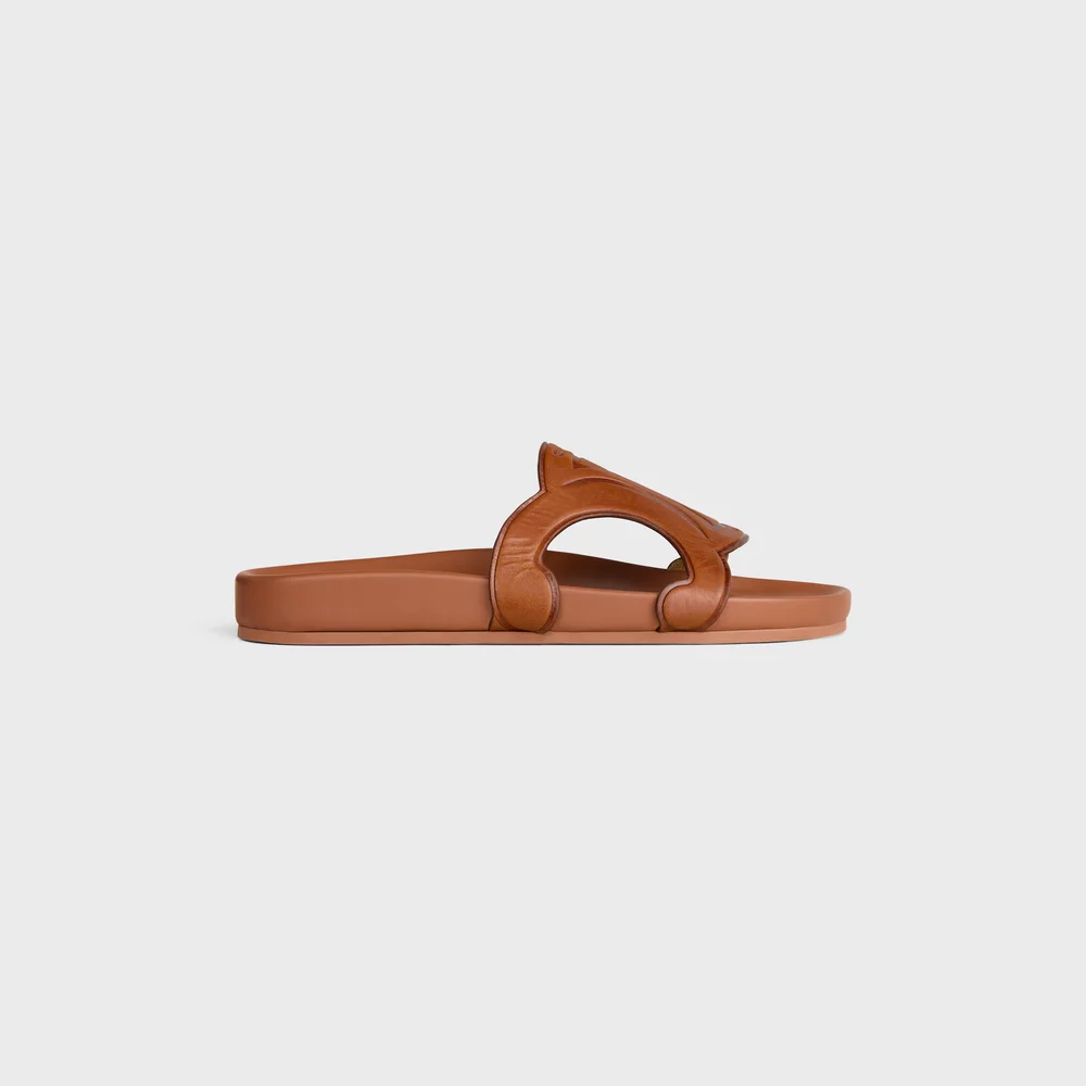 TRIOMPHE SLIDE IN Calfskin - Vegetal Tanning