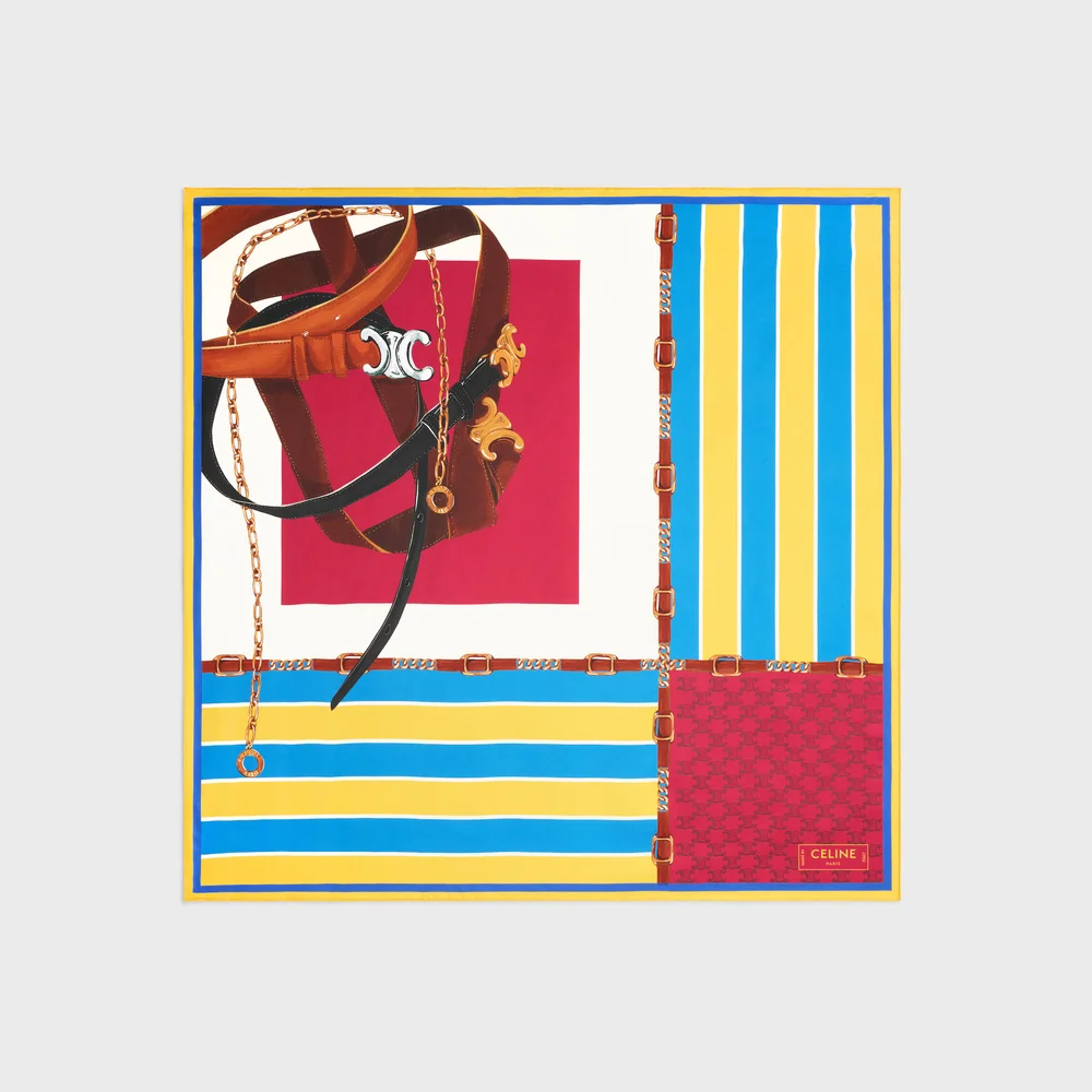 square IN silk twill