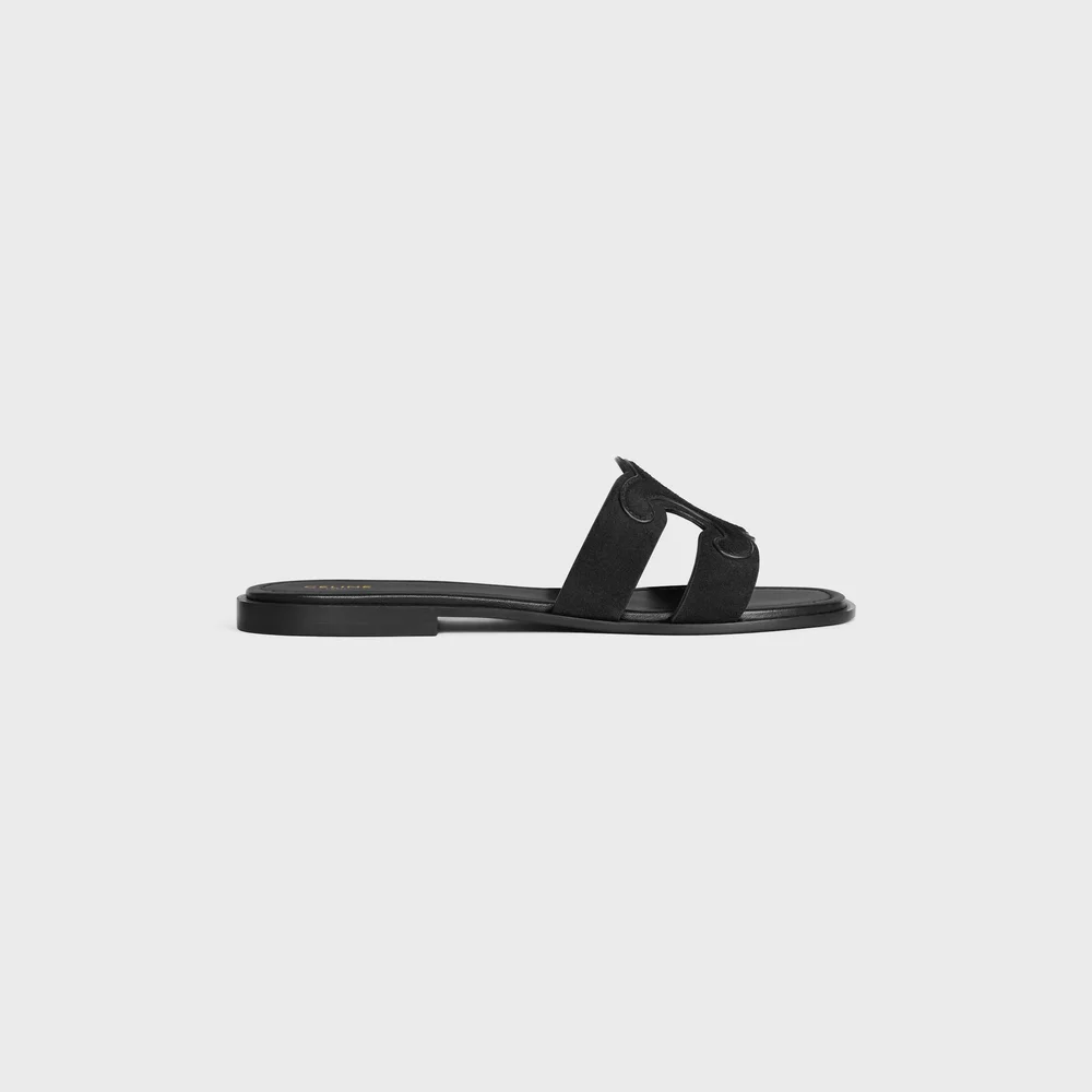 MARINA TRIOMPHE MULE IN SUEDE CALFSKIN