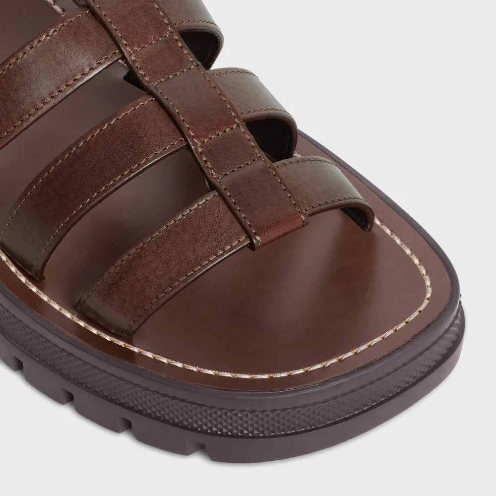 CELINE CLEA TRIOMPHE SANDAL in CALFSKIN - VEGETAL TANNING - 2
