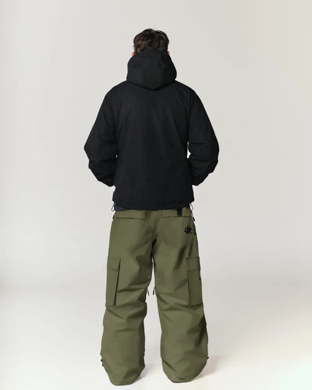 PINNACLE CARGO 30K SNOW PANTS | OLIVE GREEN - NINETY ROLL - 5