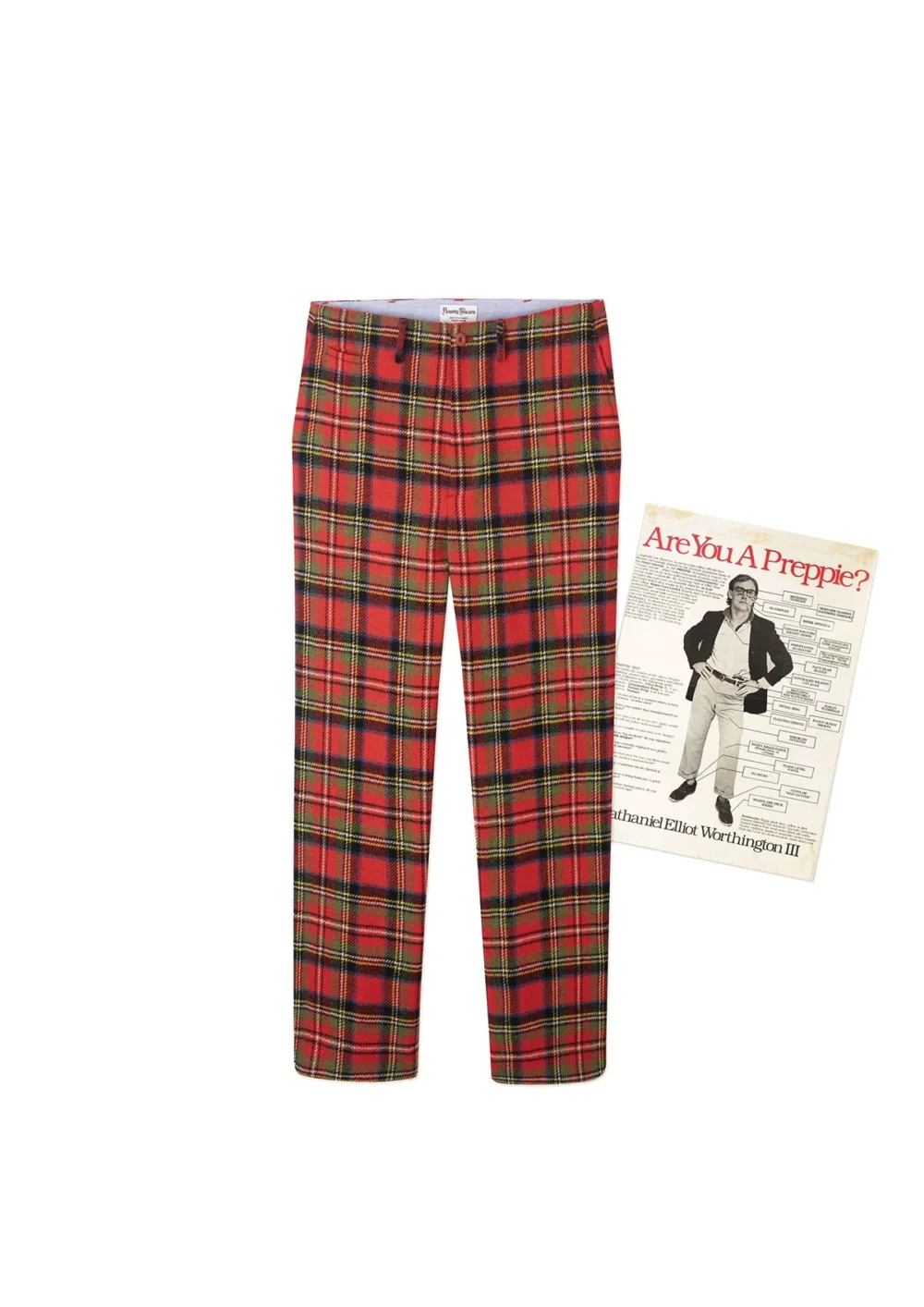 ROWING BLAZERS PRINCE CHARLES WIDE LEG TROUSER