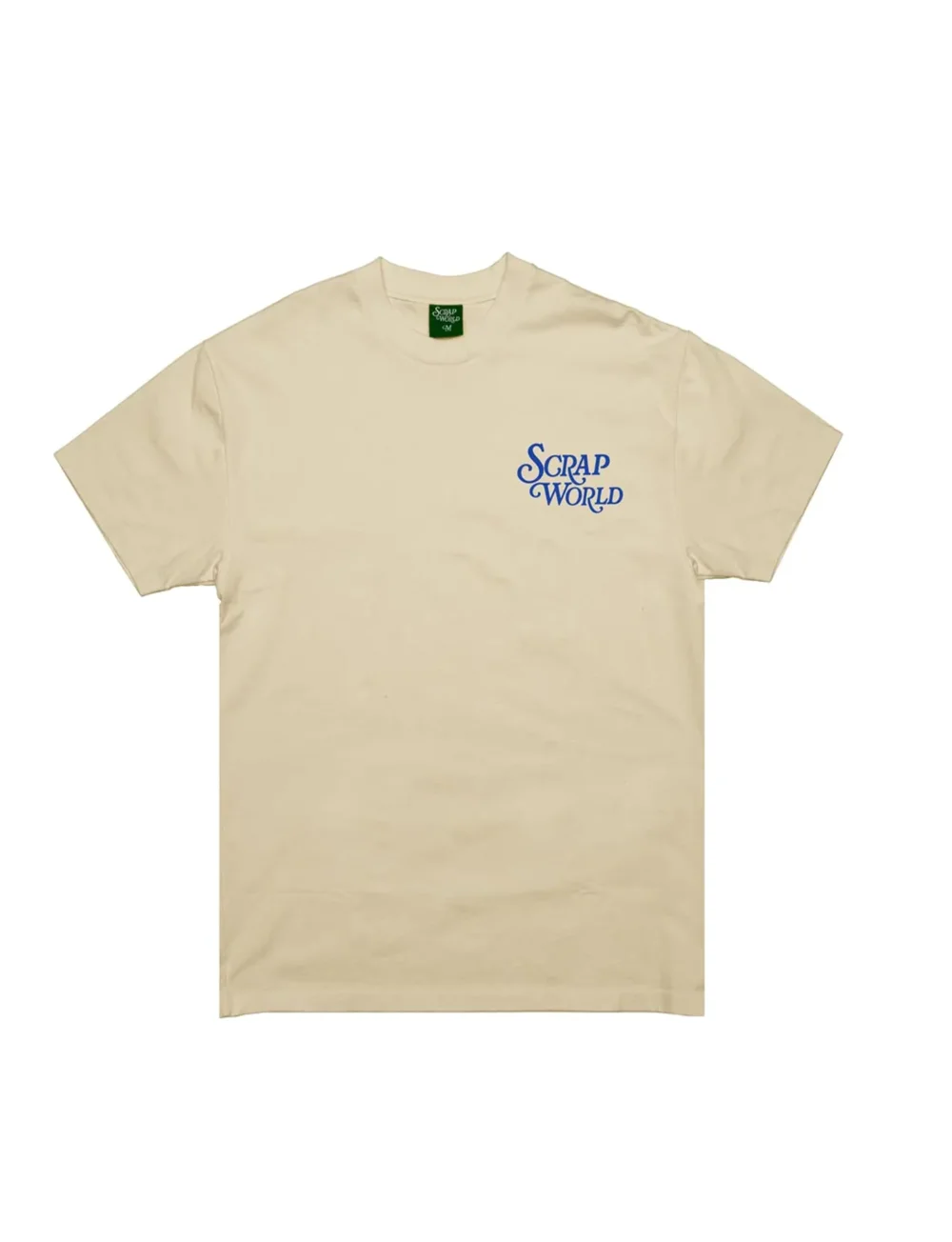 SCRAP WORLD LOGO TEE BEIGE