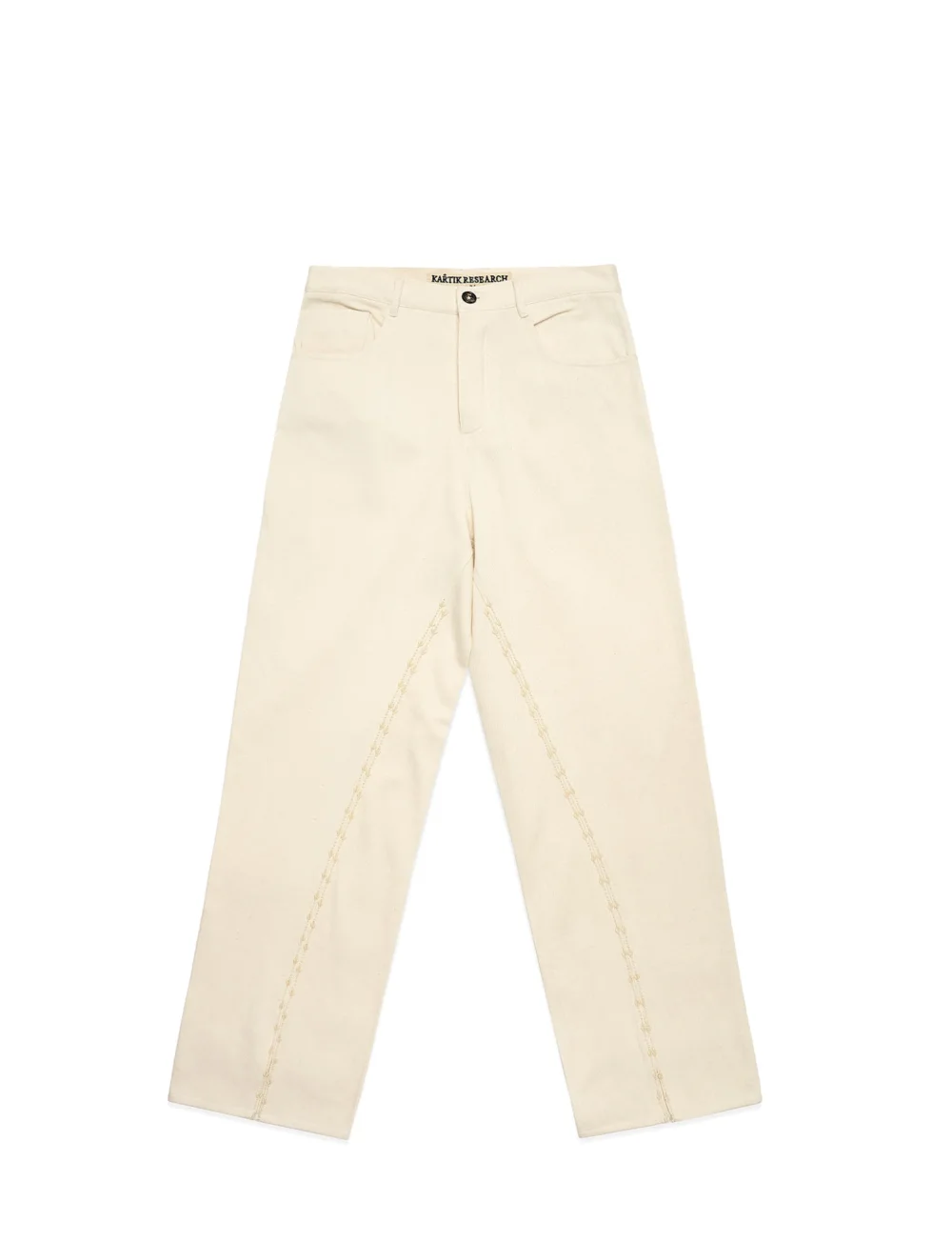 KARTIK RESEARCH SPLIT DENIM TROUSERS