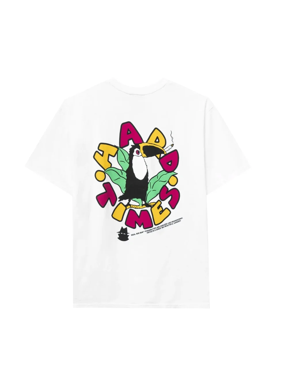 REAL BAD MAN HARD TIMES SS TEE (WHITE) - 2