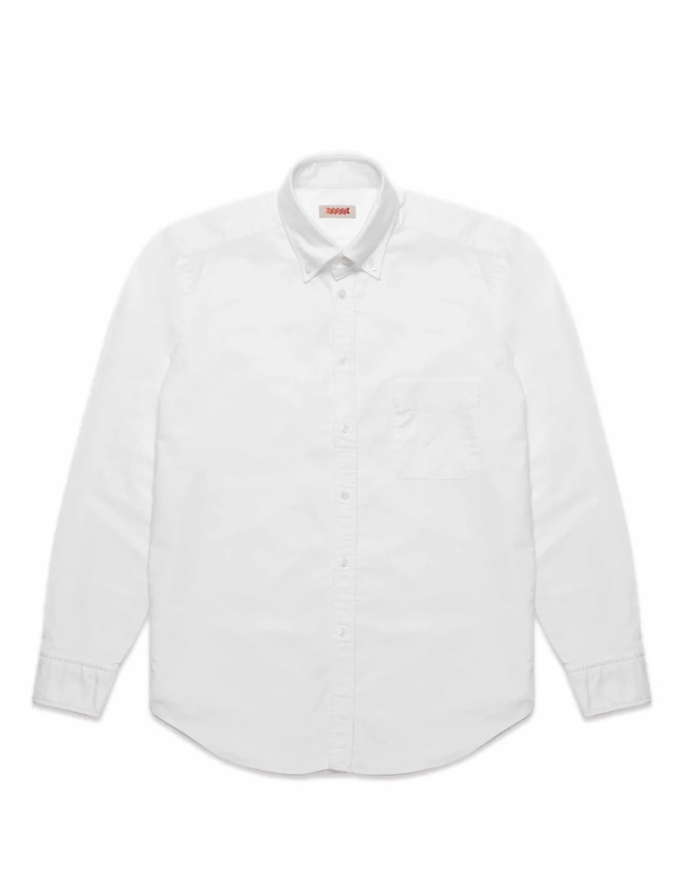 BARACUTA WASHED OXFORD SHIRT WHITE
