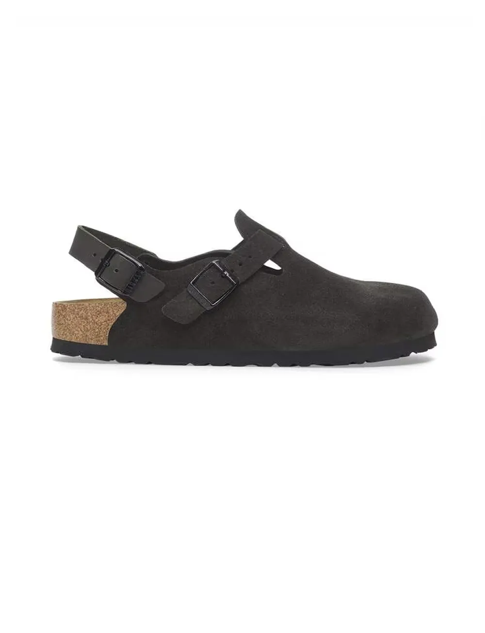 BIRKENSTOCK Tokio Suede Leather BLACK