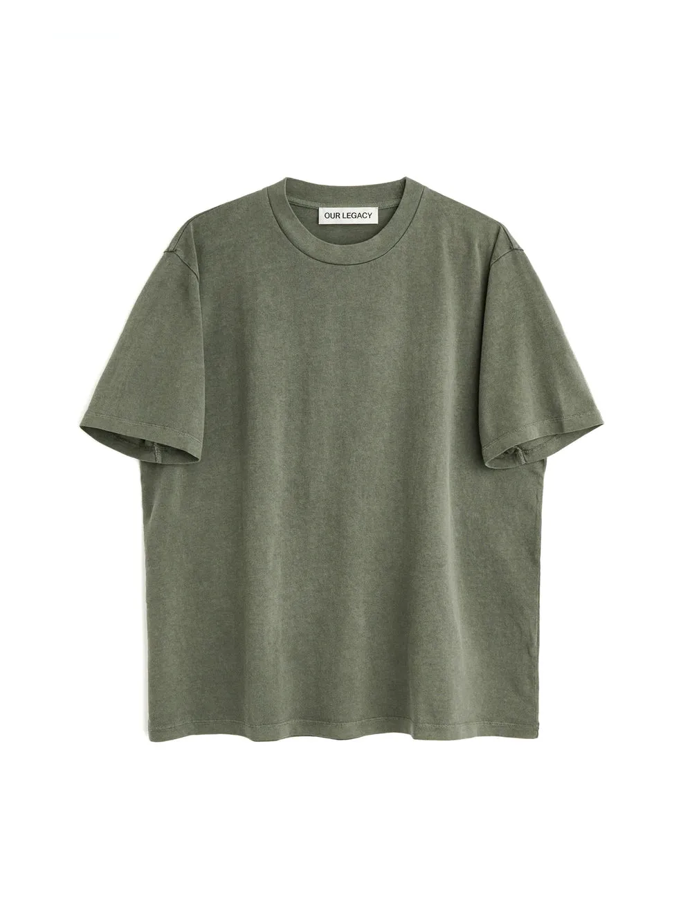 OUR LEGACY BOX T-SHIRT Worn Olive Legacy Jersey