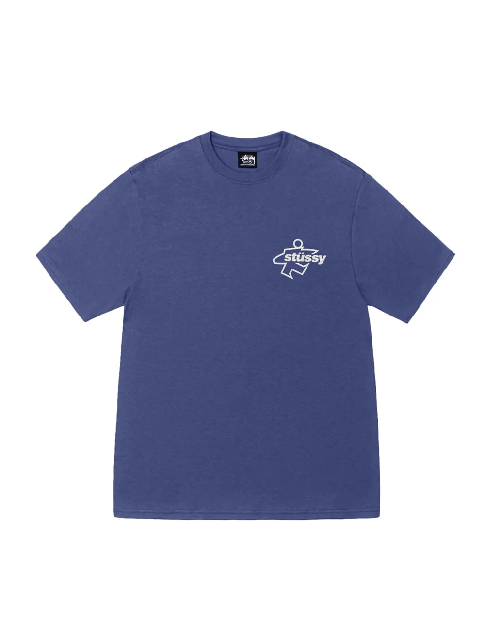 STÜSSY Surf Size Pig. Dyed Tee INDIGO - 2