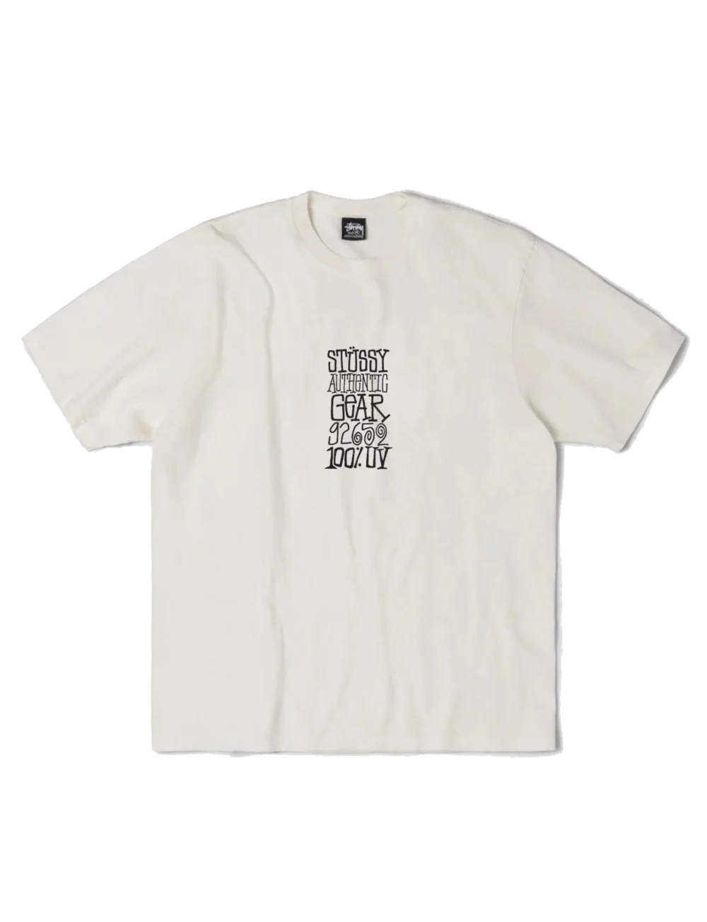 STÜSSY AUTHENTIC GEAR TEE PIGMENT DYED NATURAL
