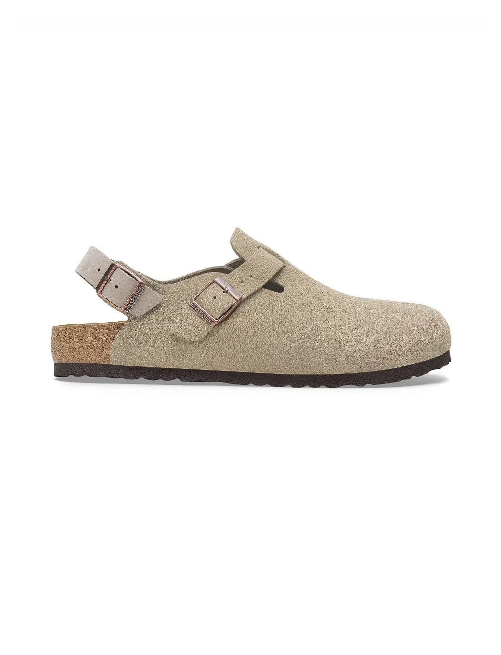 BIRKENSTOCK Tokio Suede Leather TAUPE