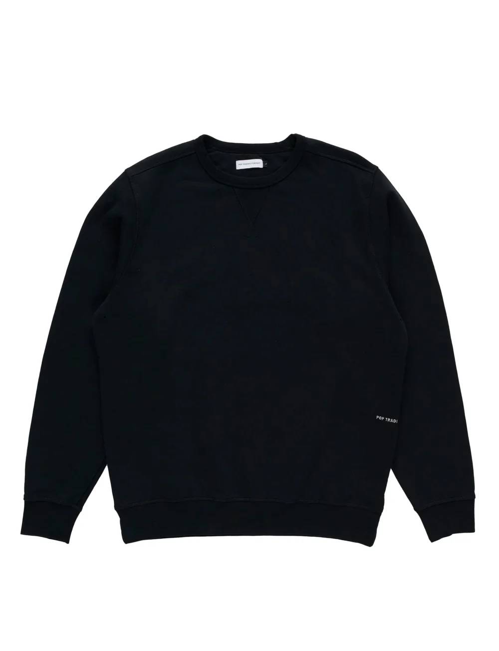 POP TRADING Pop Logo Crewneck Sweat Black/White
