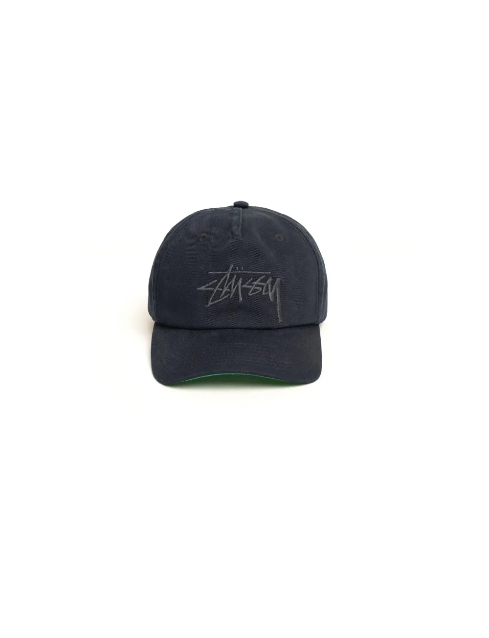 STÜSSY Big Stock Mid Depth Cap Navy Eclipse