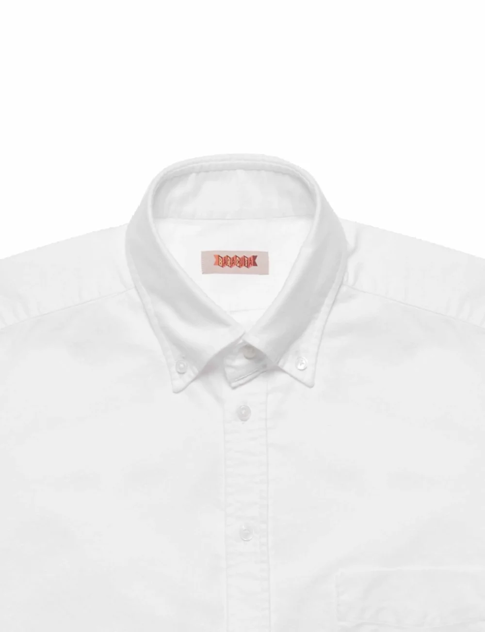 BARACUTA WASHED OXFORD SHIRT WHITE - 2