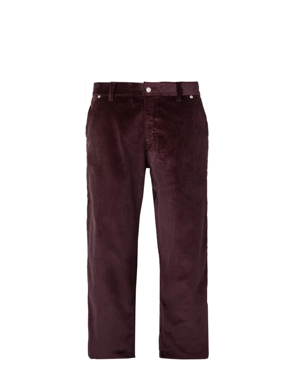 Très Bien - Cropped Cotton-Corduroy Cargo Trousers - Plum