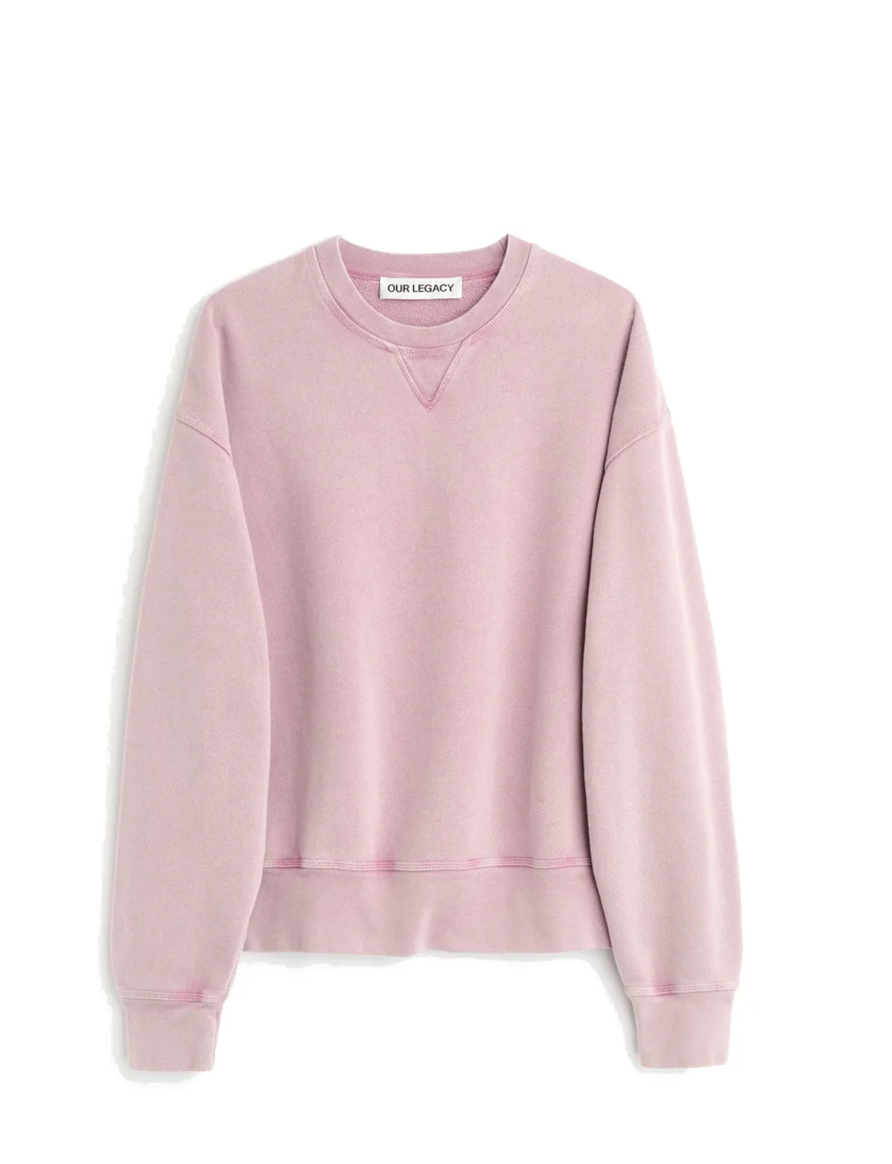 OUR LEGACY BASE SWEAT Gentlemens Pink Star Fleece