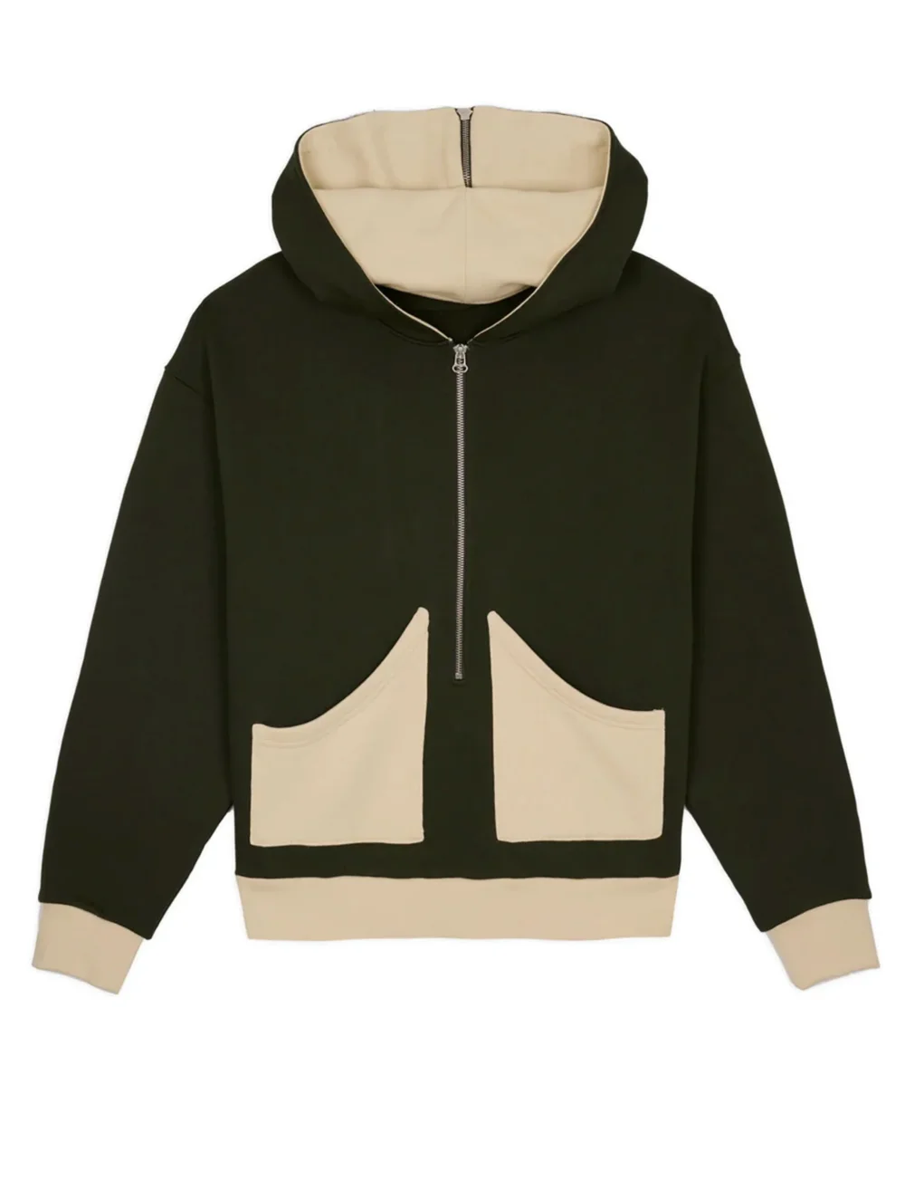 BRAIN DEAD ZIP HOODIE - GREEN
