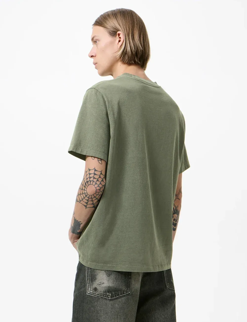 OUR LEGACY BOX T-SHIRT Worn Olive Legacy Jersey - 2