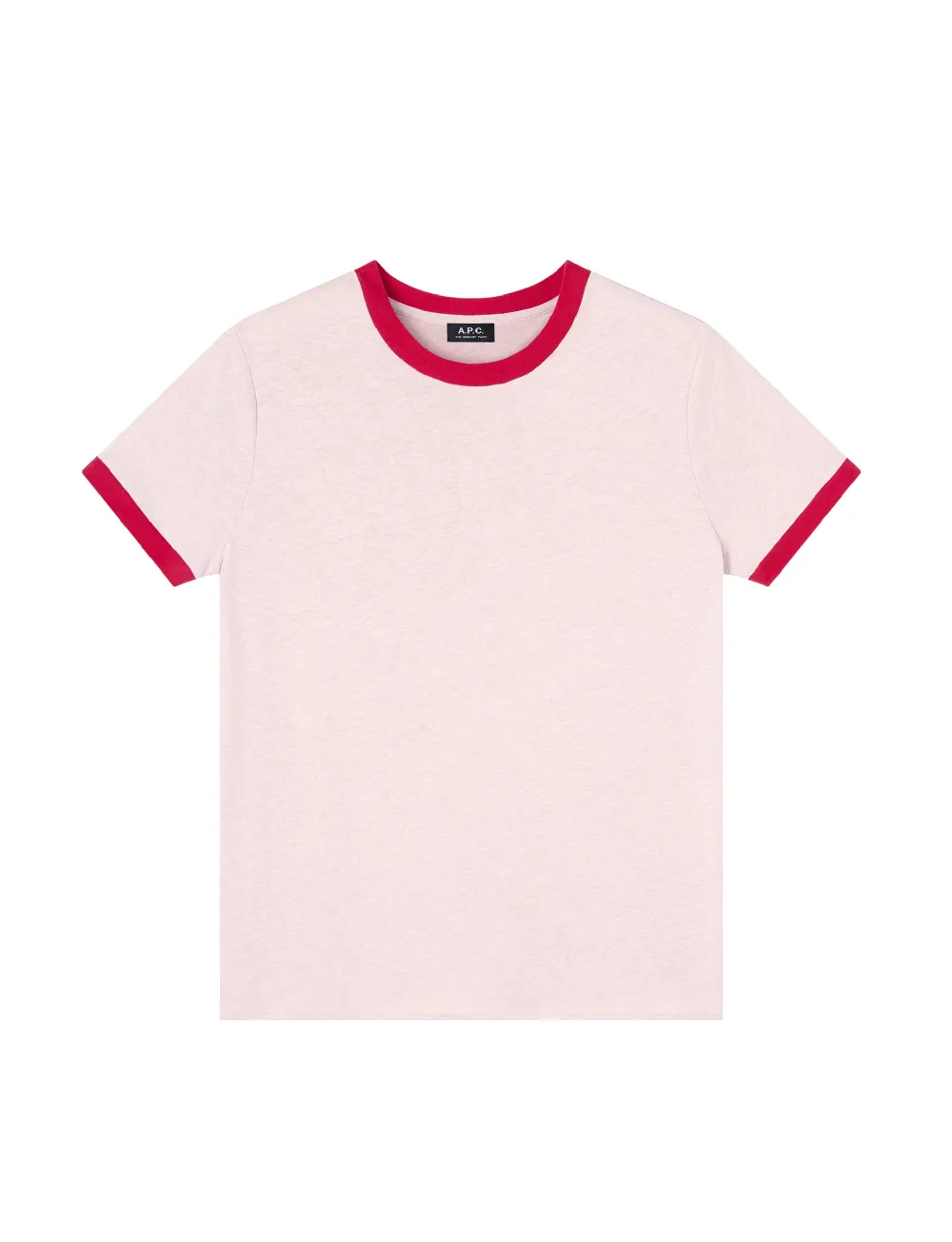 A.P.C. T-SHIRT JULES FAA PINK