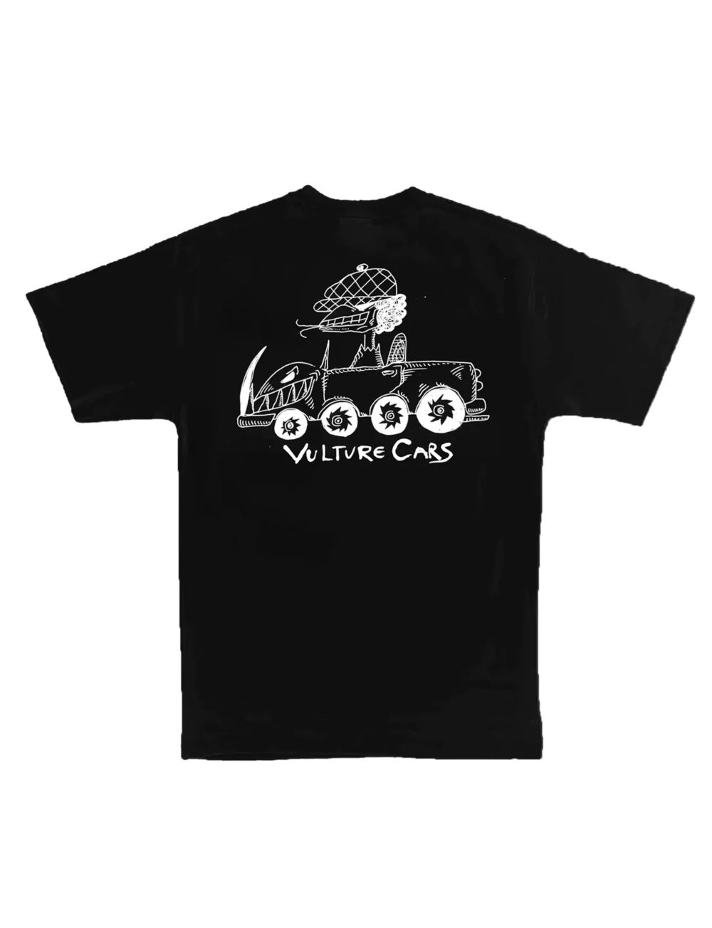 SCRAP WORLD VULTURE CARS TEE BLACK