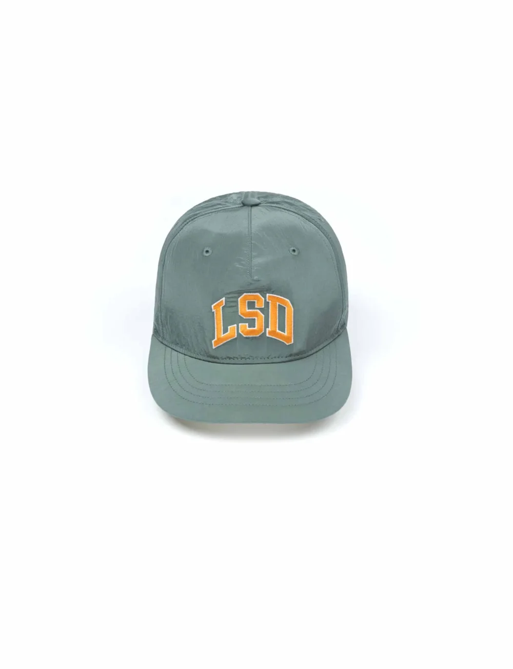 SATISFY FliteSilk™ 5‑Panel Pinch Cap Oil Green