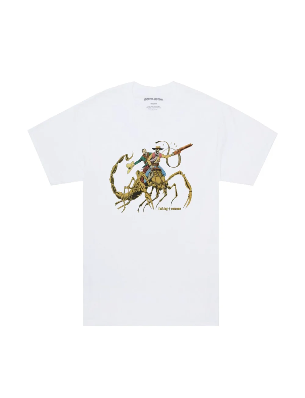 FUCKING AWESOME LOUIE SCORPION TEE WHITE