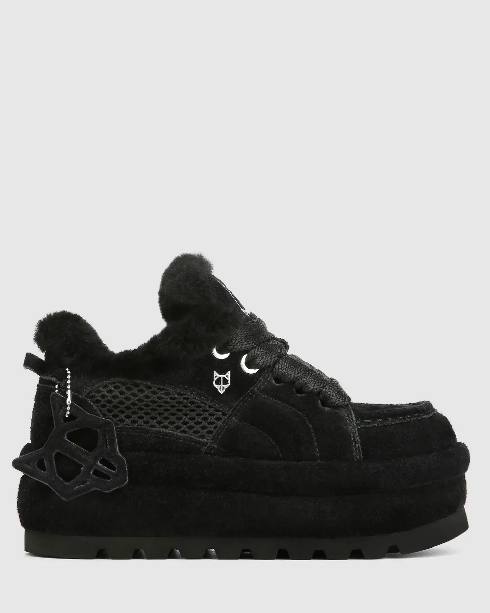 Beau Black Suede
