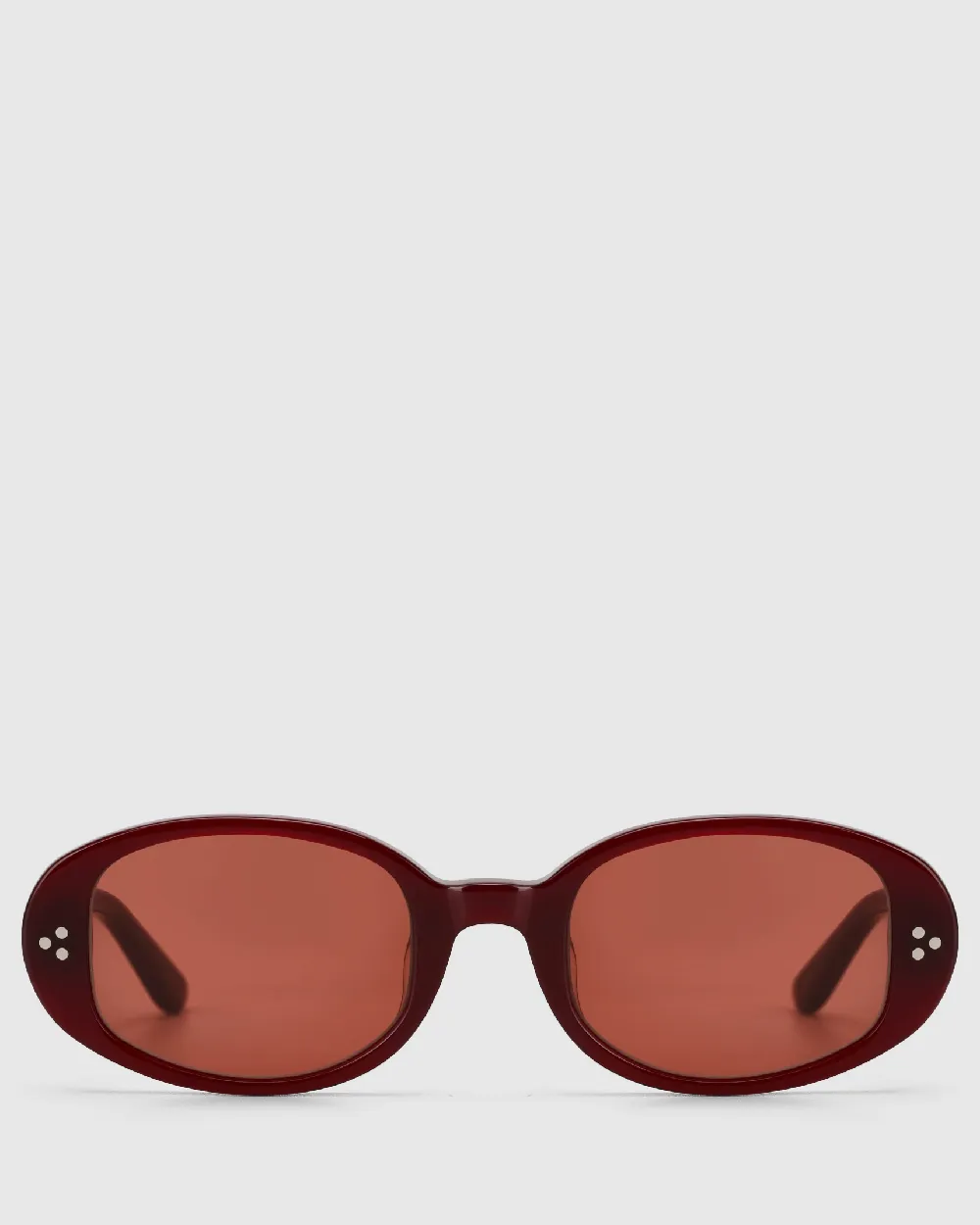 Milan Burgundy Sunglasses