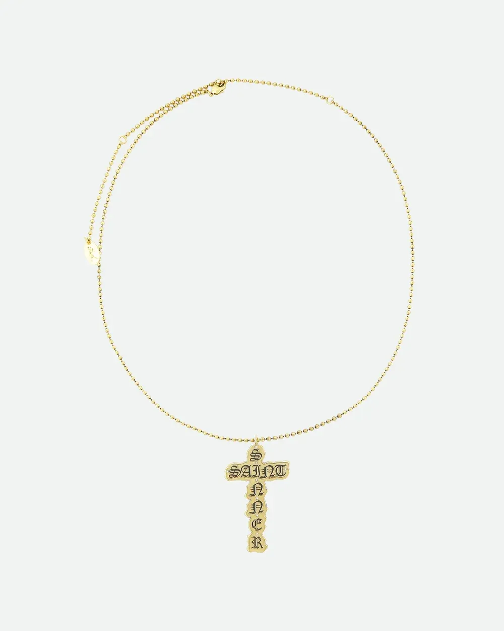 Gold SAINT SINNER Necklace