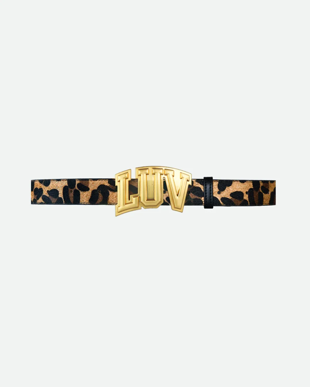 Brown Leopard LUV Belt