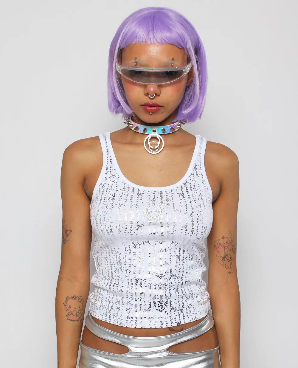 GIRLS SLIM VEST FOILED
