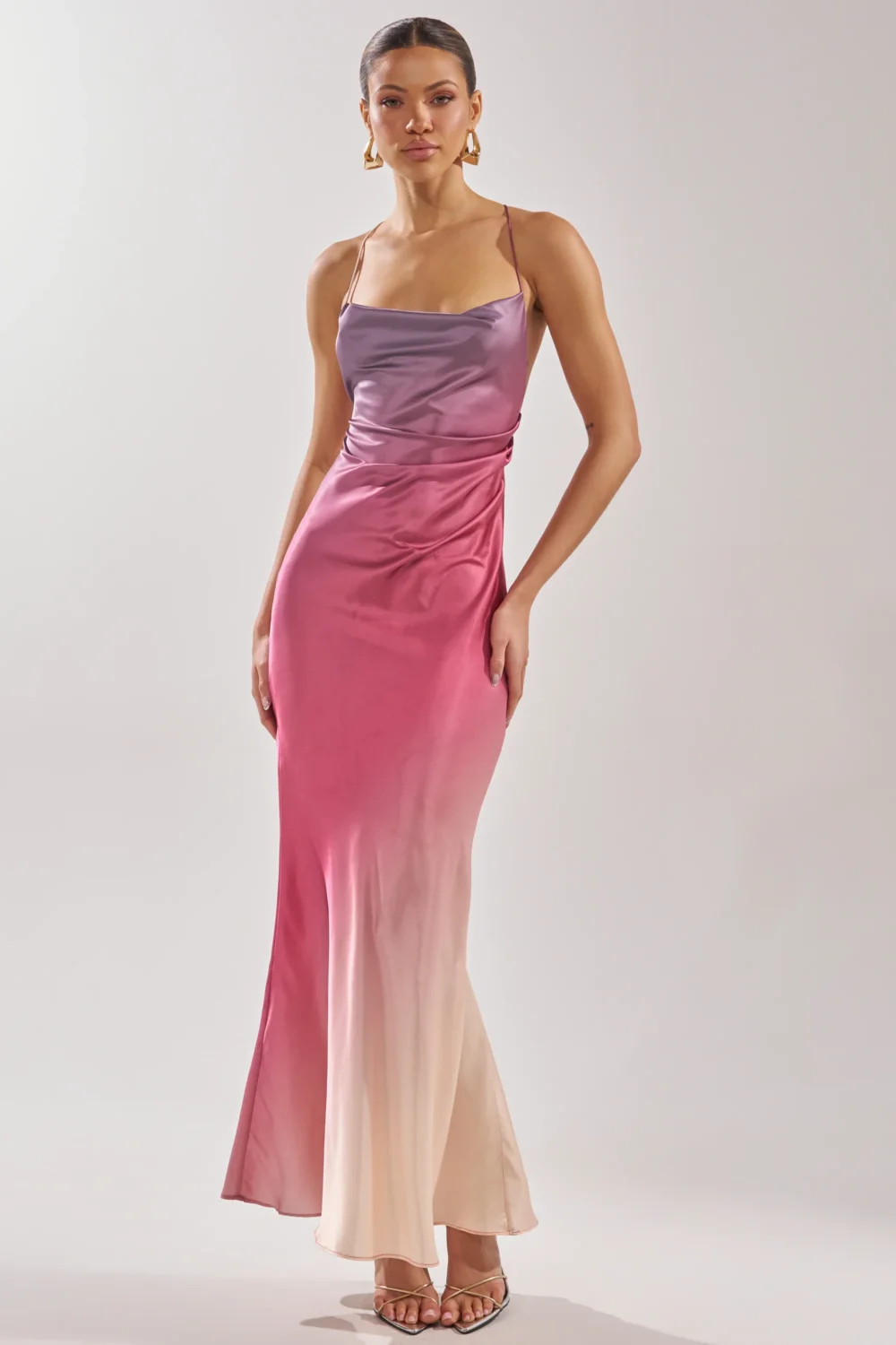 PRETTY WOMAN MAUVE MAXI DRESS