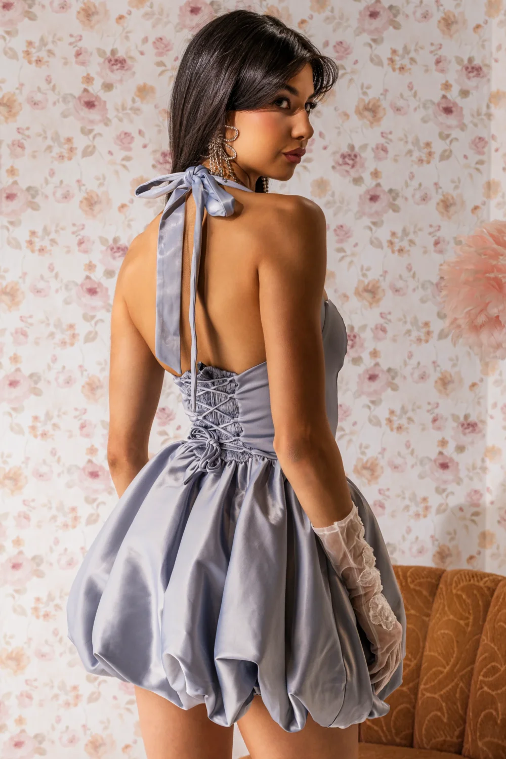 BLUE CRUSH MINI DRESS