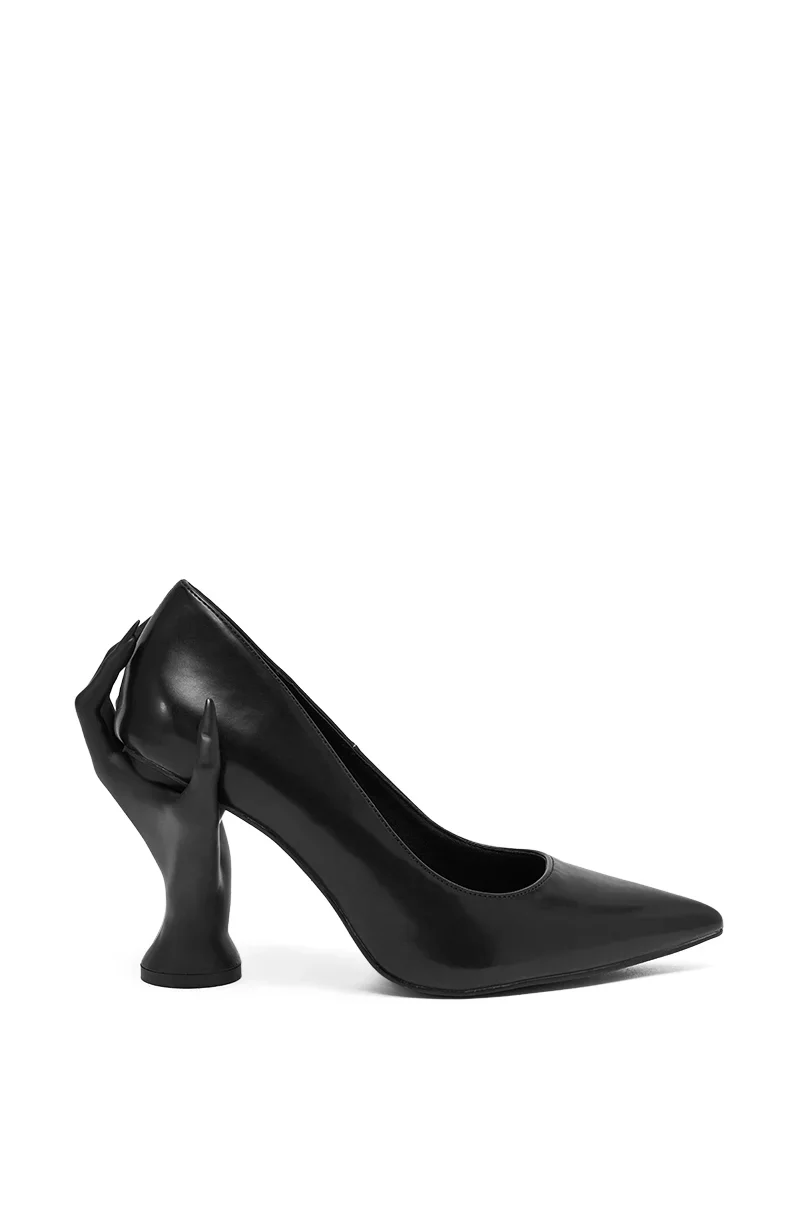 AZALEA WANG HASSAN BLACK HAND HEEL - 4