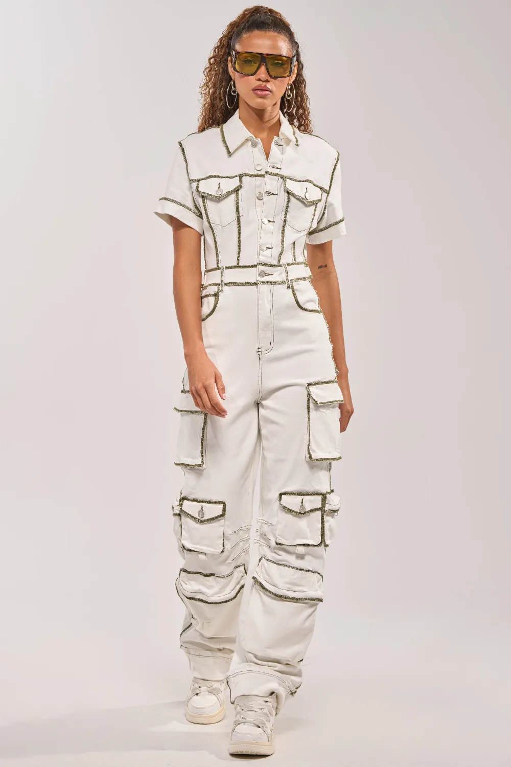 BROOKLYN UTILITY DENIM JUMPSUIT
