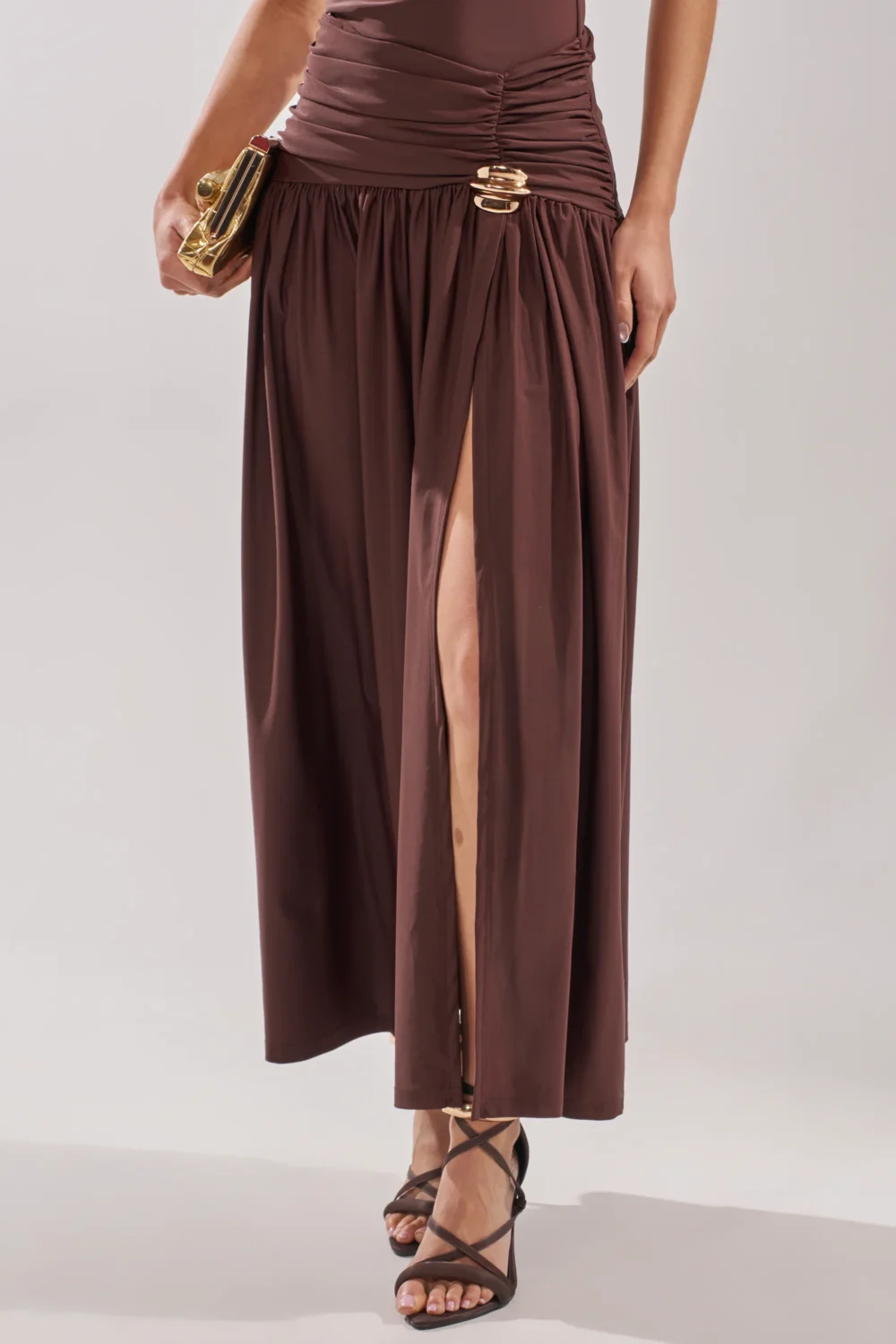 PERFECT RUCHED MAXI SKIRT - 3