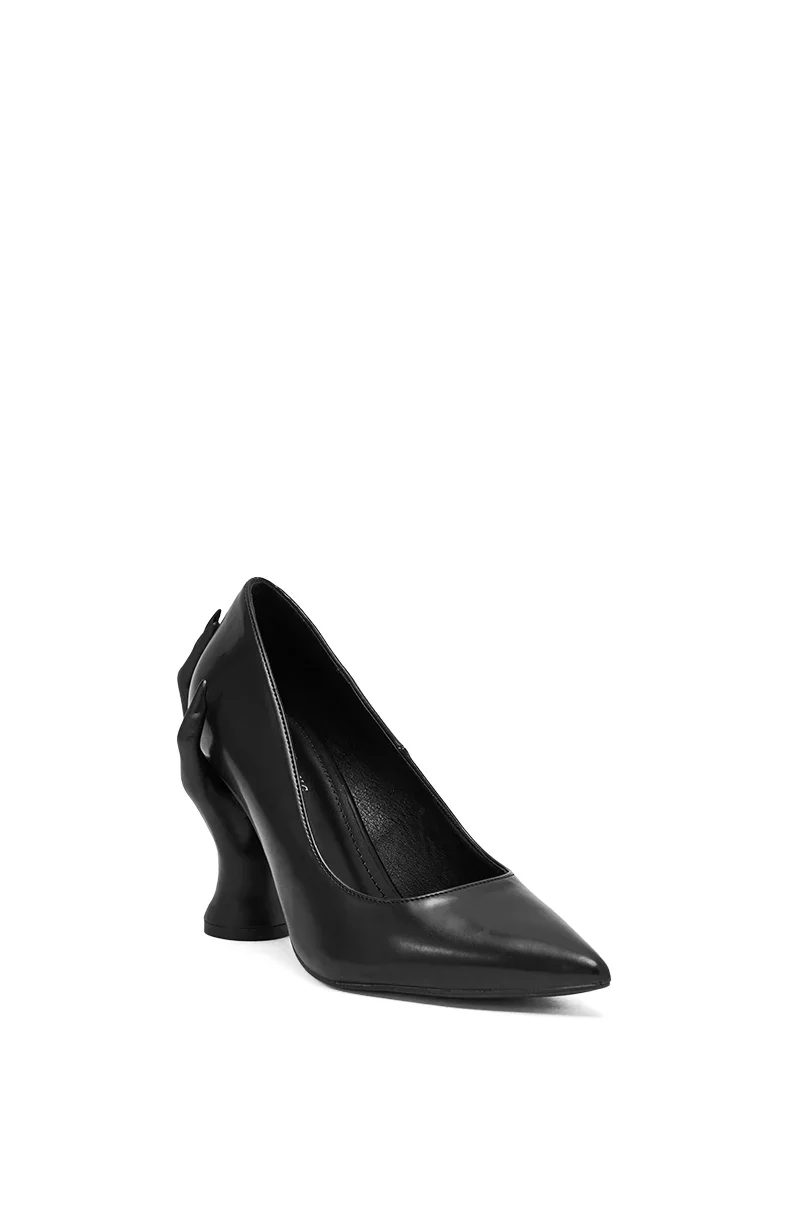 AZALEA WANG HASSAN BLACK HAND HEEL - 5