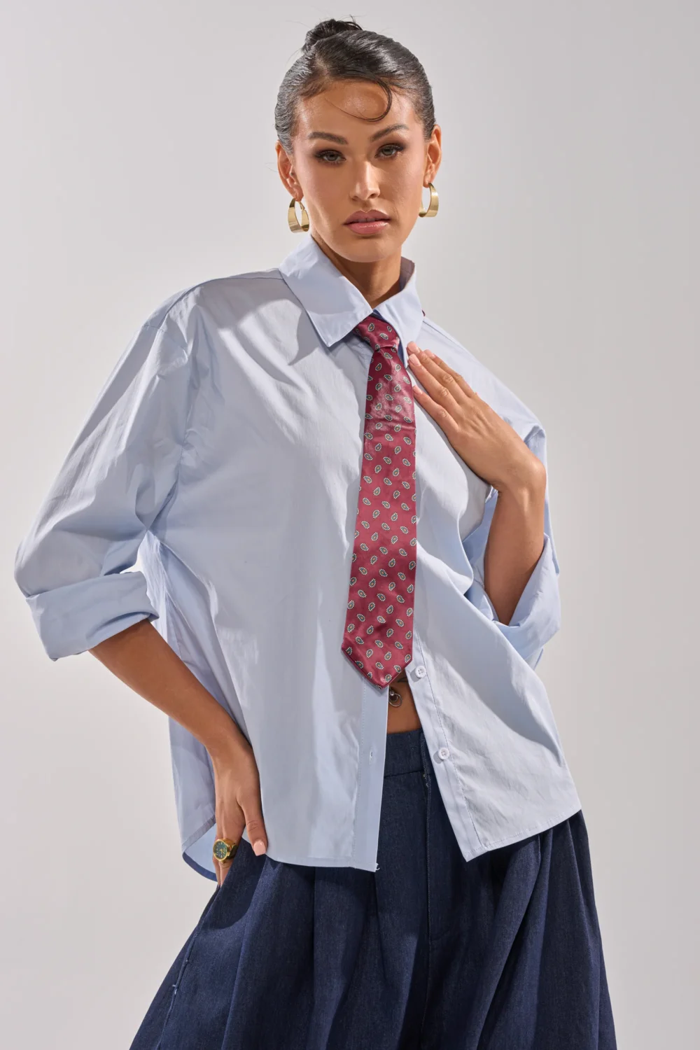 BUSINESS IN THE FRONT BUTTON DOWN - 2