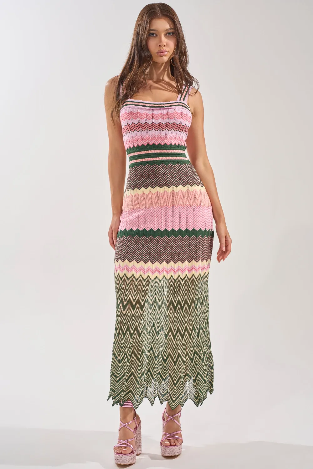 HEAT WAVE KNIT MAXI DRESS